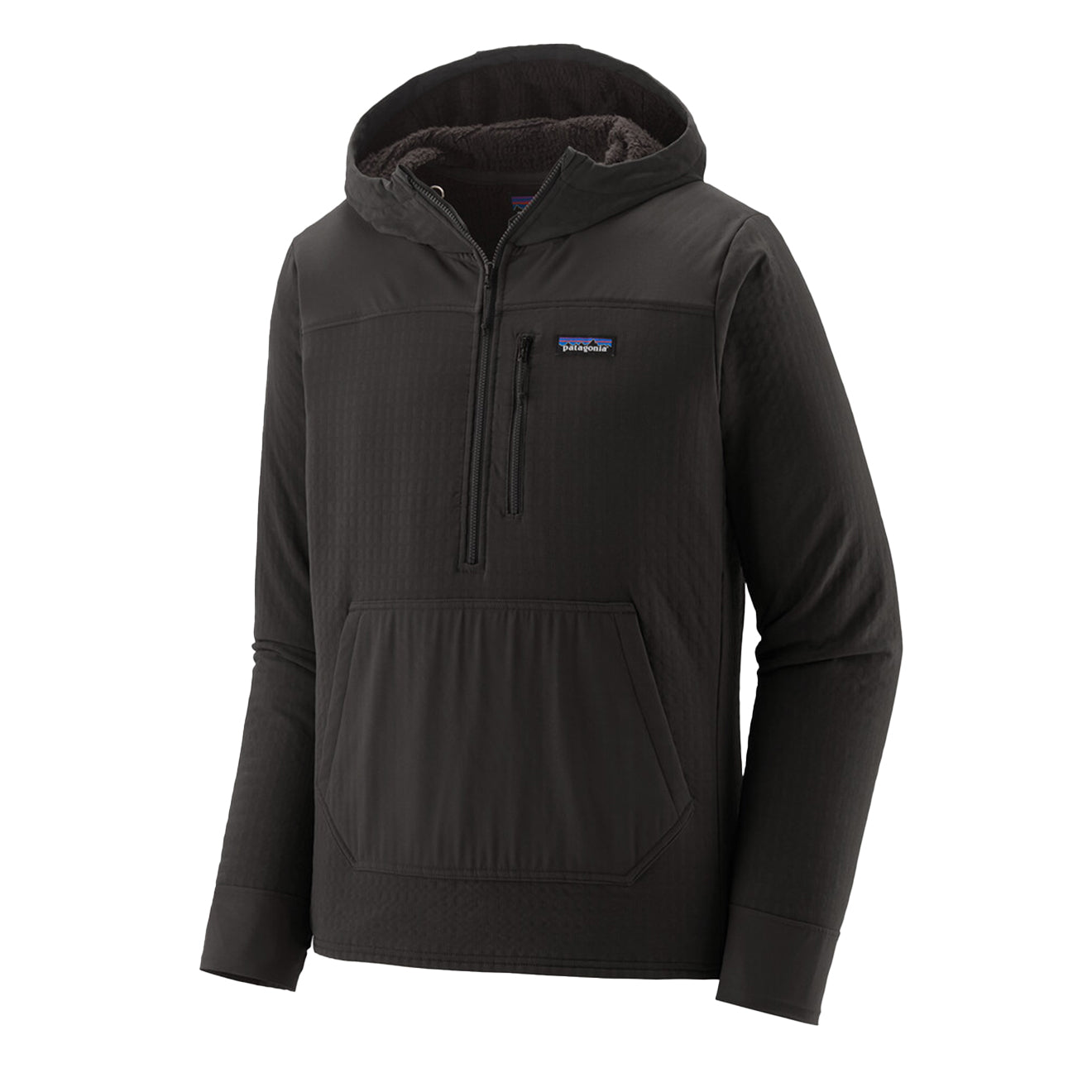 Patagonia R2 TechFace Pullover Black - The Sporting Lodge