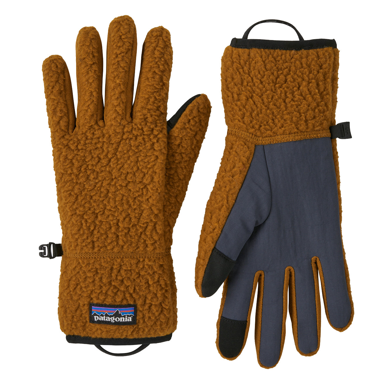 Patagonia Retro Pile Gloves Shelter Brown