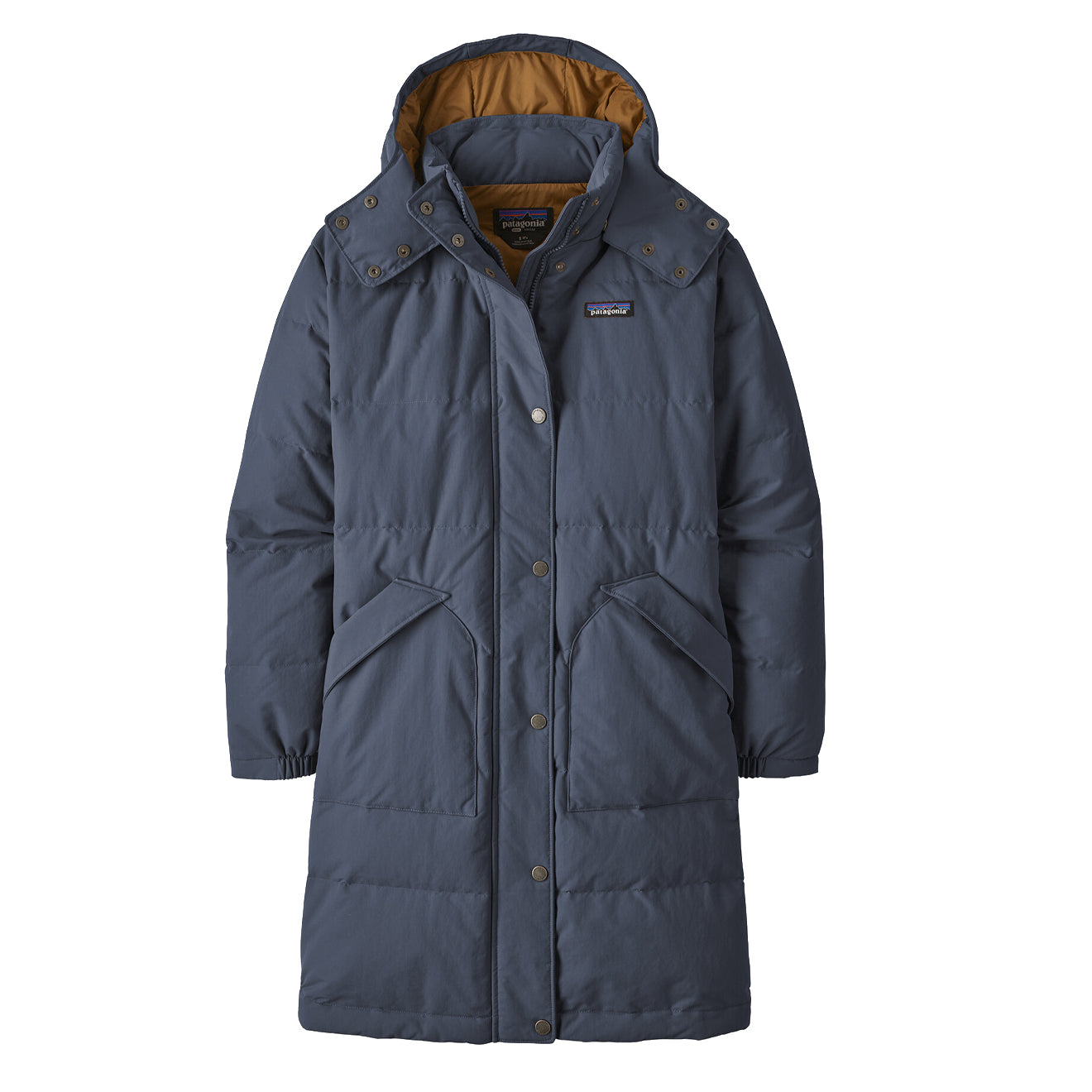 Patagonia Womens Downdrift Parka Smolder Blue The Sporting Lodge