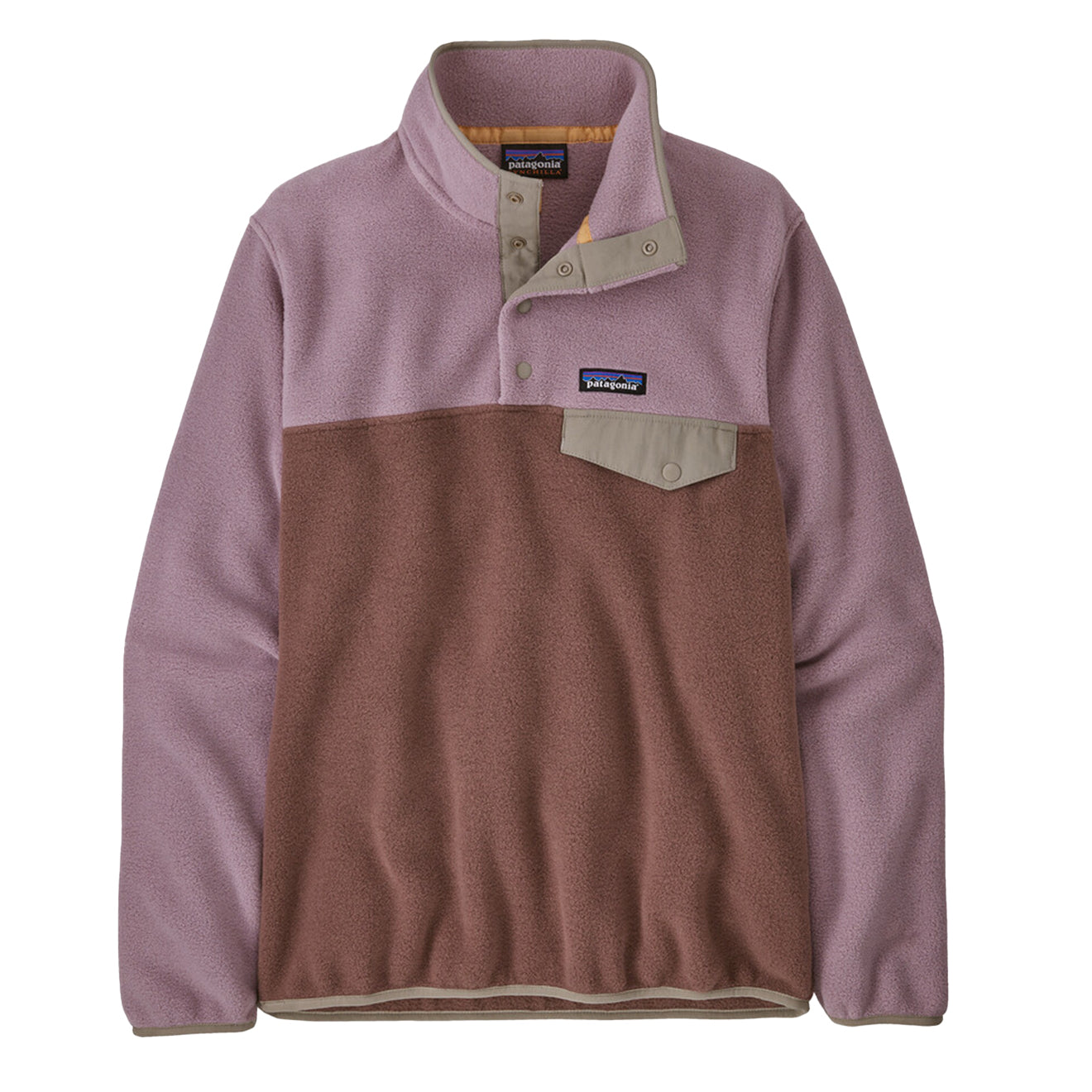 Patagonia Womens Lightweight Synch Snap-T Pullover Dulse Mauve - The Sporting Lodge