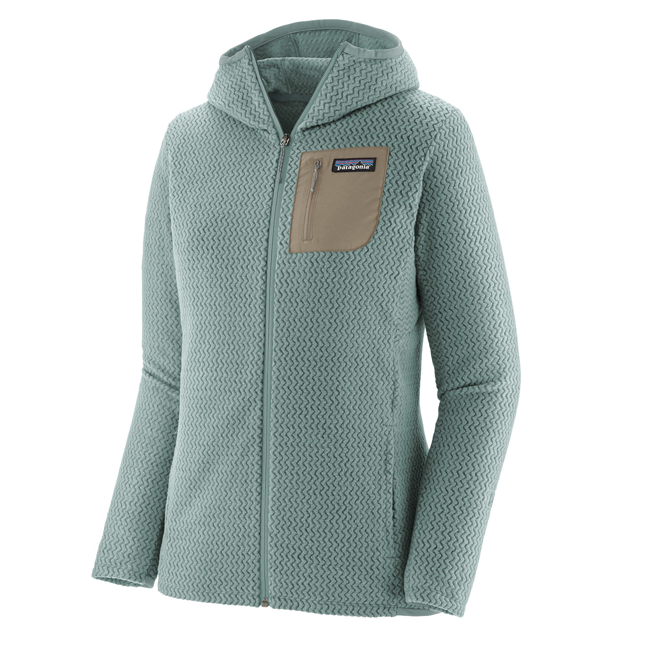 Patagonia Womens R1 Air Full-Zip Hoody Thermal Blue