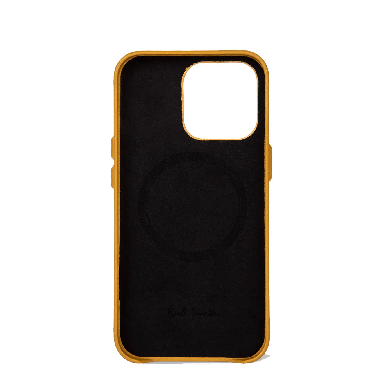 Paul Smith Iphone 14 Pro Case Ochre Yellow