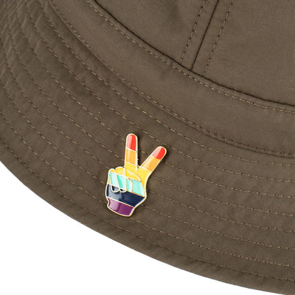 Paul Smith Rave On Bucket Hat Khaki