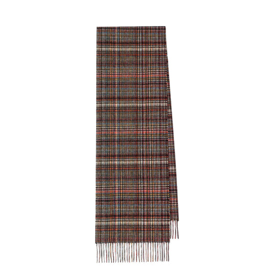 Paul Smith Cashmere-Blend Check Scarf Signature Stripe