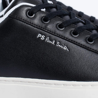 Paul Smith Leather Rex Trainers Black