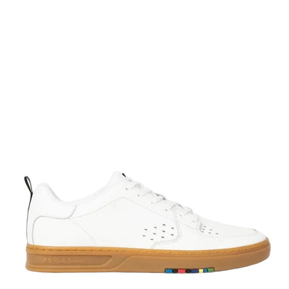 Paul Smith Leather 'Cosmo' Trainers White / Gum Sole