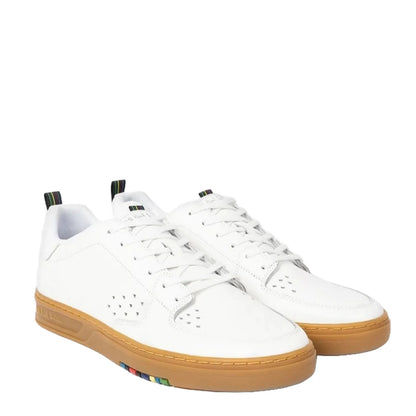 Paul Smith Leather 'Cosmo' Trainers White / Gum Sole