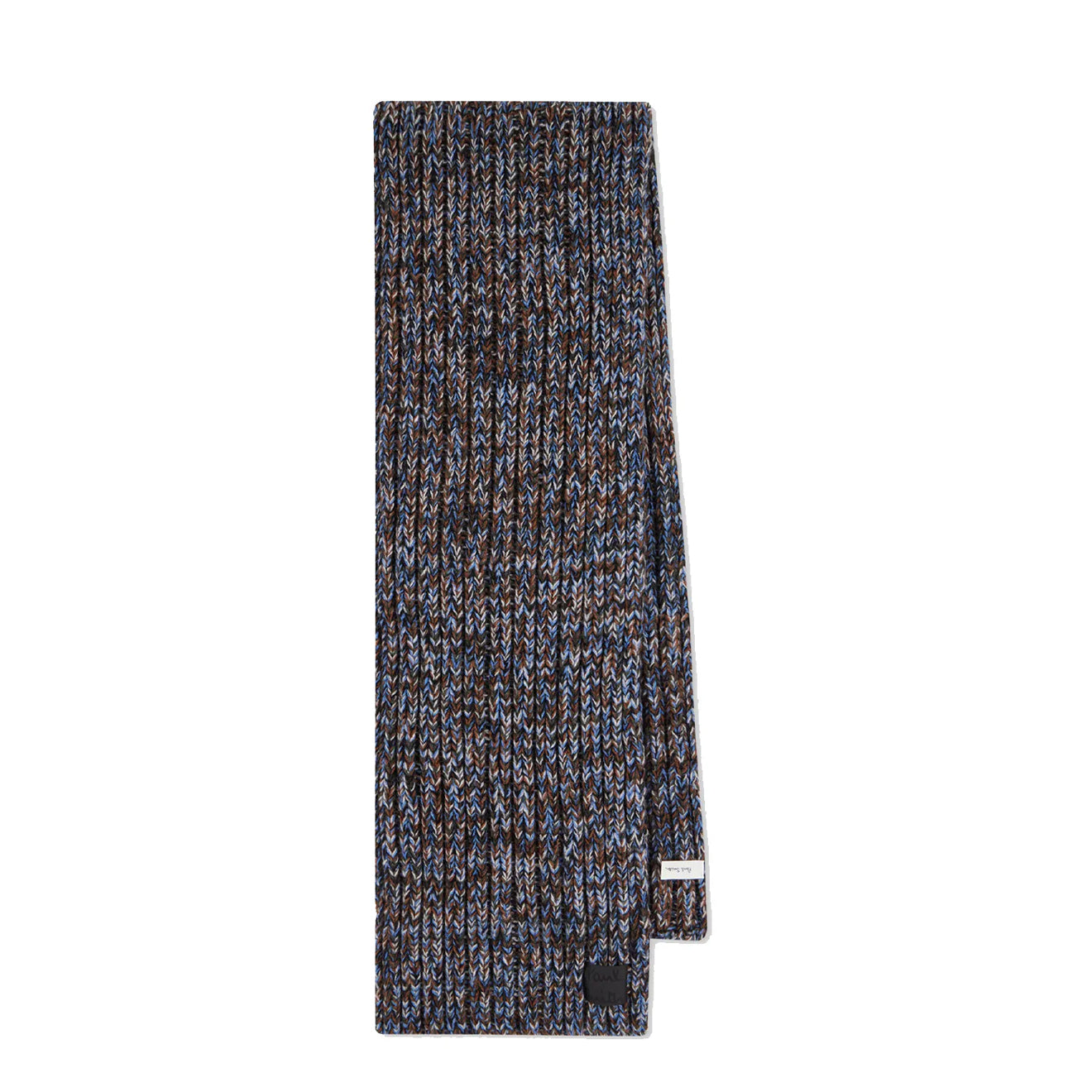 Paul Smith Men Chunky Knitted Twist Scarf Grey