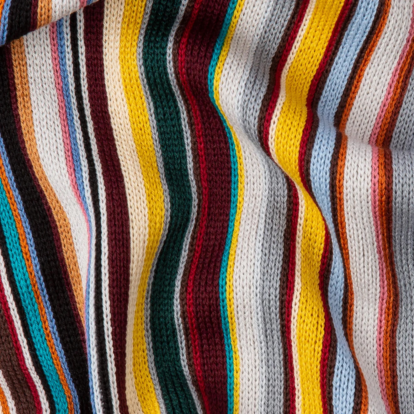 Paul Smith Merino Wool Signature Stripe Scarf Multi-Coloured