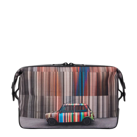 Paul Smith Mini Stripe Wash Bag Print