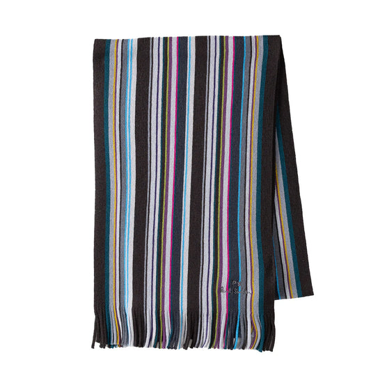 Paul Smith PS Scarf Multicolour Stripe Slate