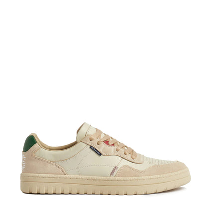 Paul Smith Shoe Ellis White Green Tab White