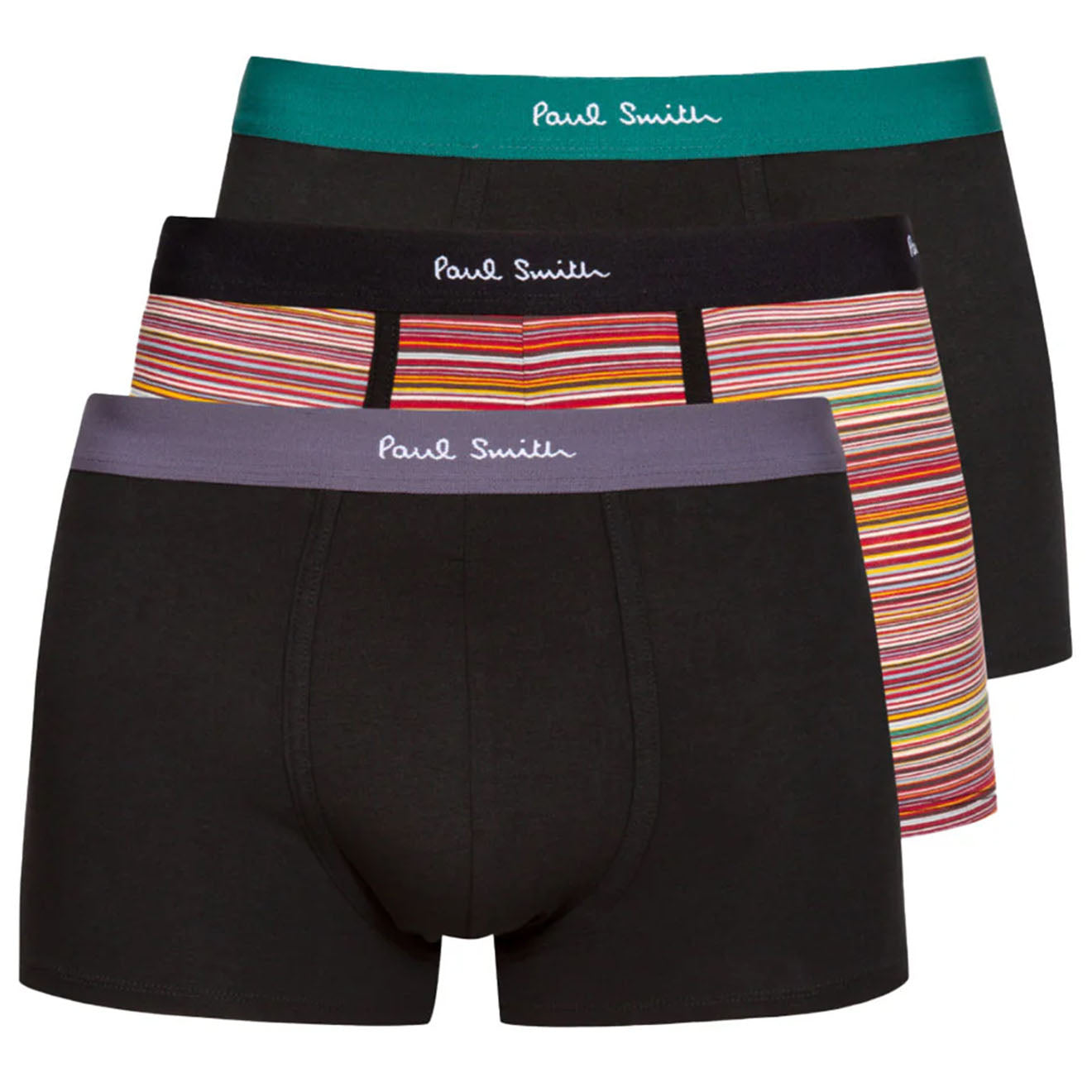 Paul Smith Signature Stripe Mixed Boxer Briefs Three Pack Multicolour