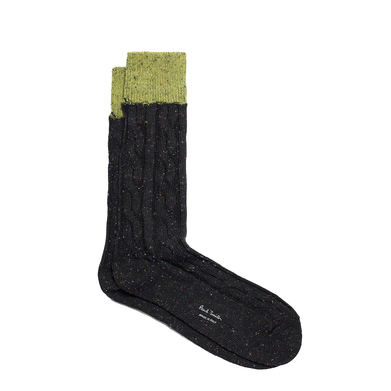 Paul Smith Sock Henry Neps Cable Black