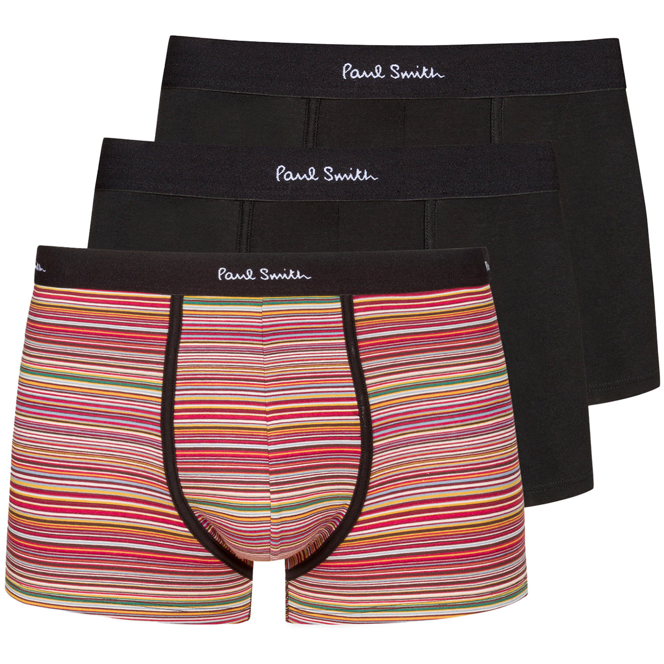 Paul Smith Trunk 3 Pack Black / Multi Stripe