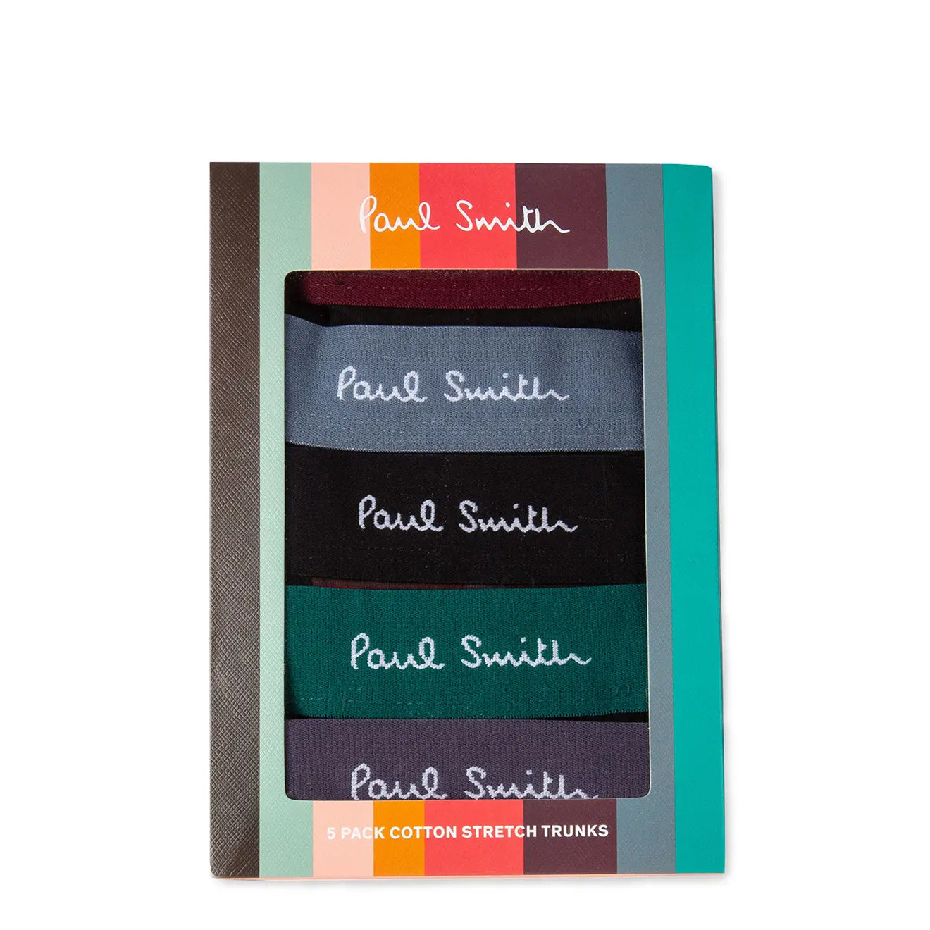 Paul Smith Trunk 5 Pack Black Sign Black