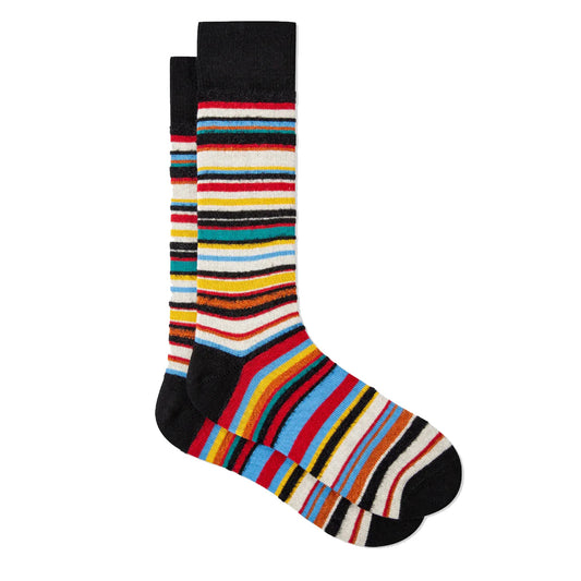 Paul Smith Wool-Cashmere Blend Signature Stripe Socks