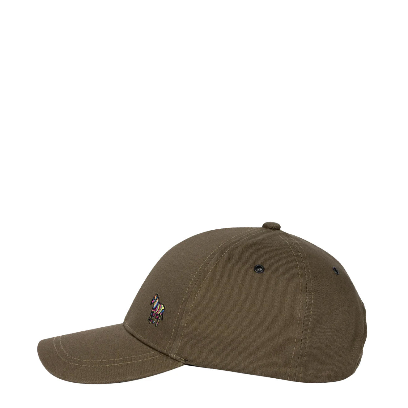 Paul Smith Zebra Logo Baseball Cap Olive Green