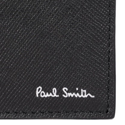 Paul Smith 'Mini Blur' Interior Billfold Wallet Black