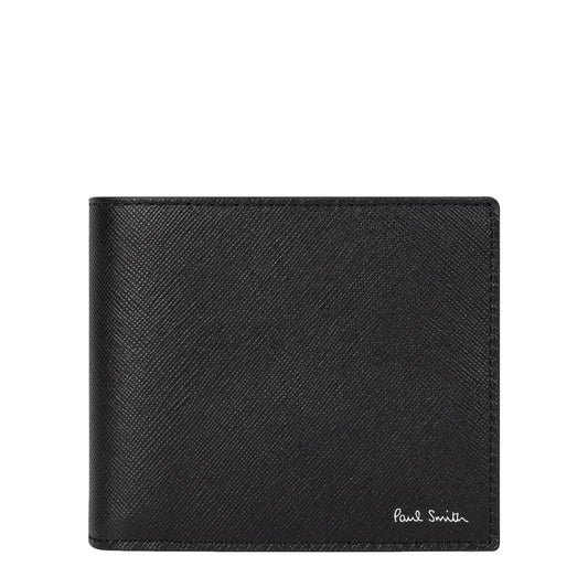 Paul Smith 'Signature Stripe Balloon' Interior Billfold Wallet Black