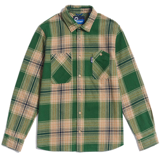 Penfield Brushed Check LS Overshirt Eden