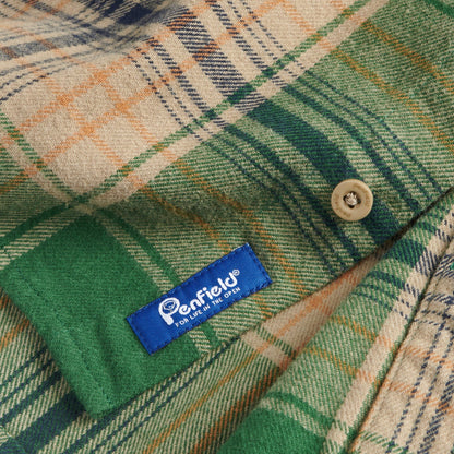 Penfield Brushed Check LS Overshirt Eden