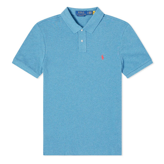 Polo Ralph Lauren Custom Slim Fit Classic Polo Marine Heather - The Sporting Lodge