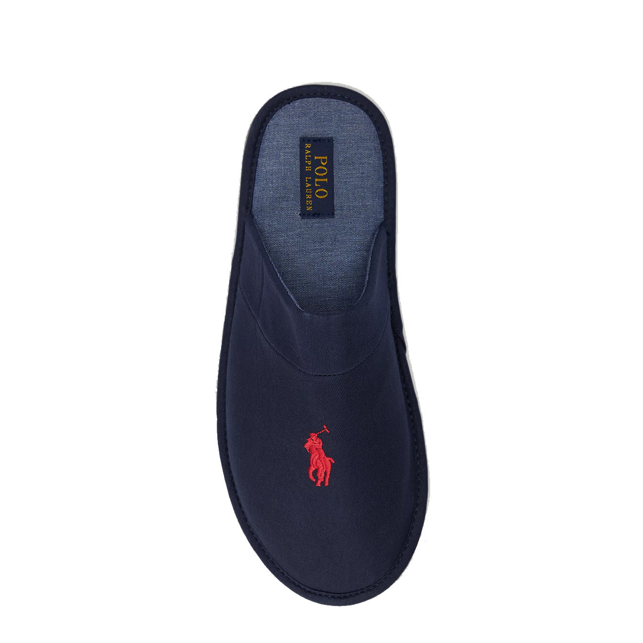 Polo Ralph Lauren Klarence Twill Slipper Navy - The Sporting Lodge