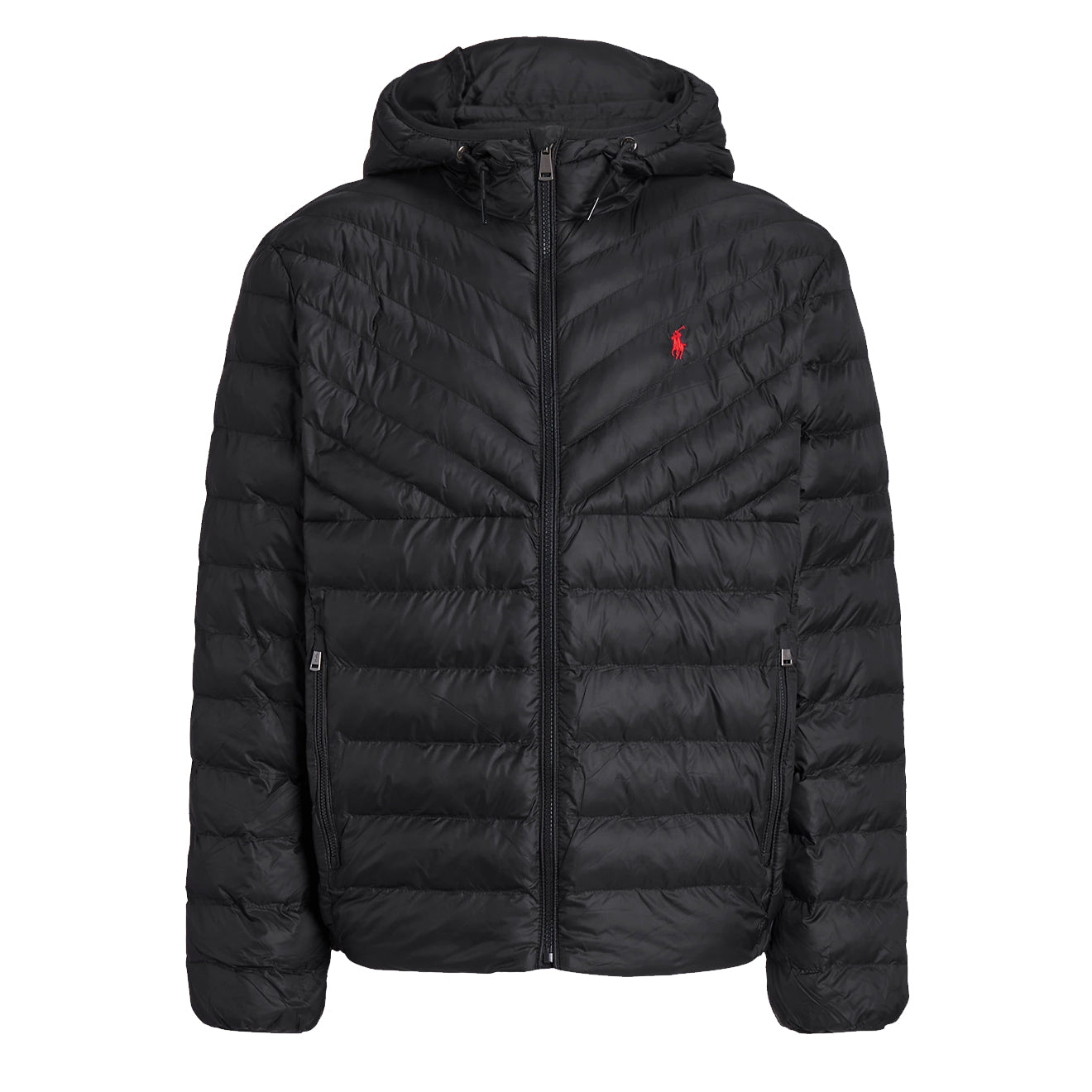 Black polo jacket men's deals