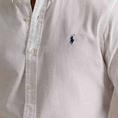 Polo Ralph Lauren Button Down Custom Fit Shirt White - The Sporting Lodge