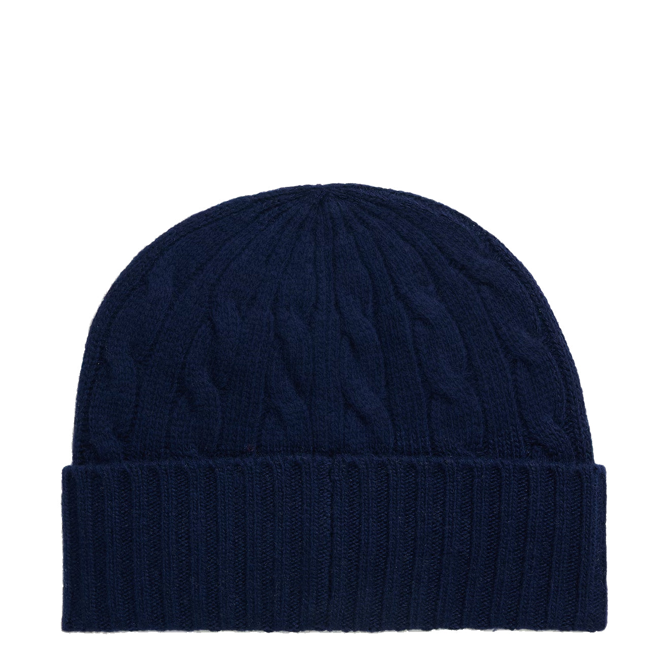 Polo Ralph Lauren Cable Knit Merino Wool Blend Beanie Newport Navy The Sporting Lodge