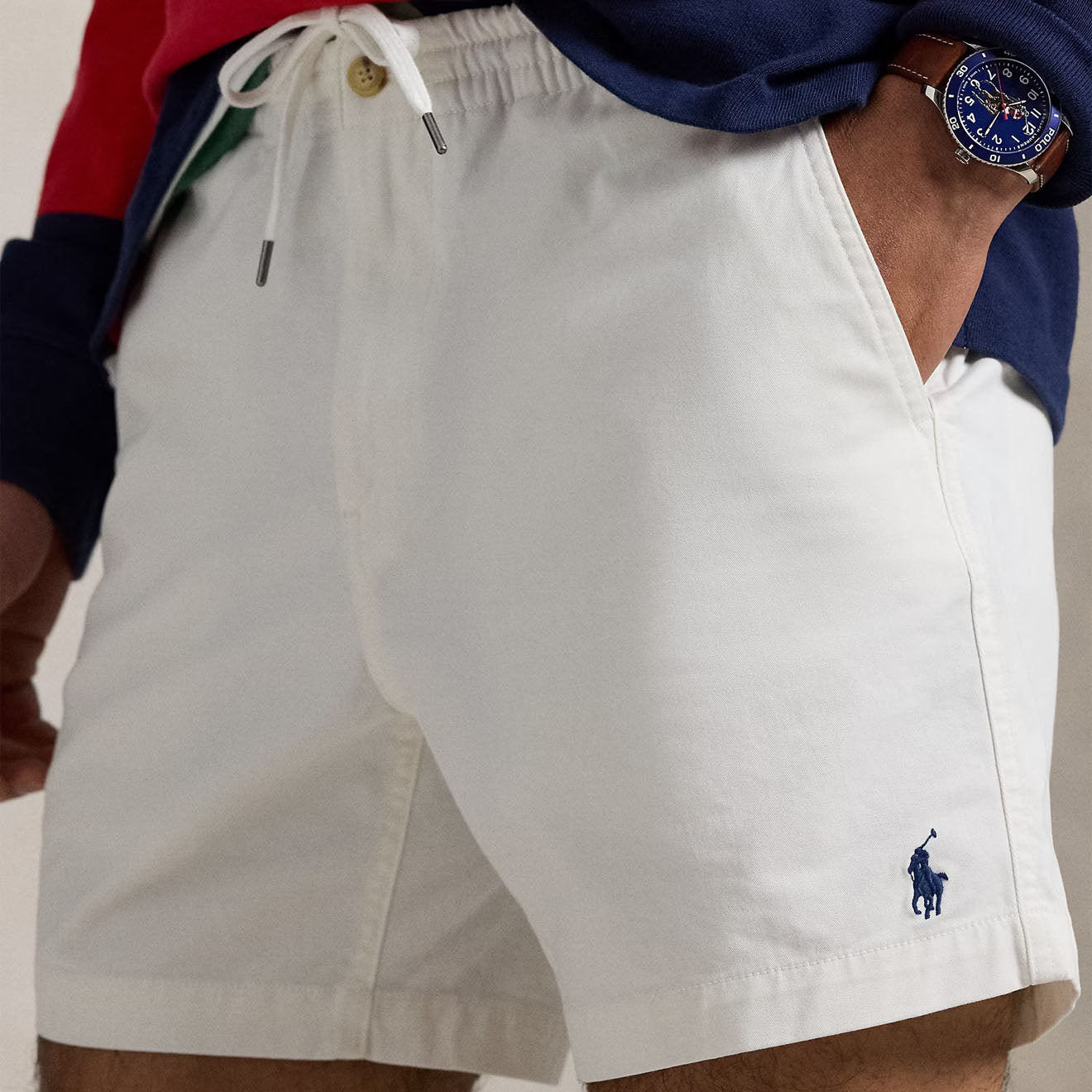 Polo Ralph Lauren Classic Fit Prepster Short Deckwash White