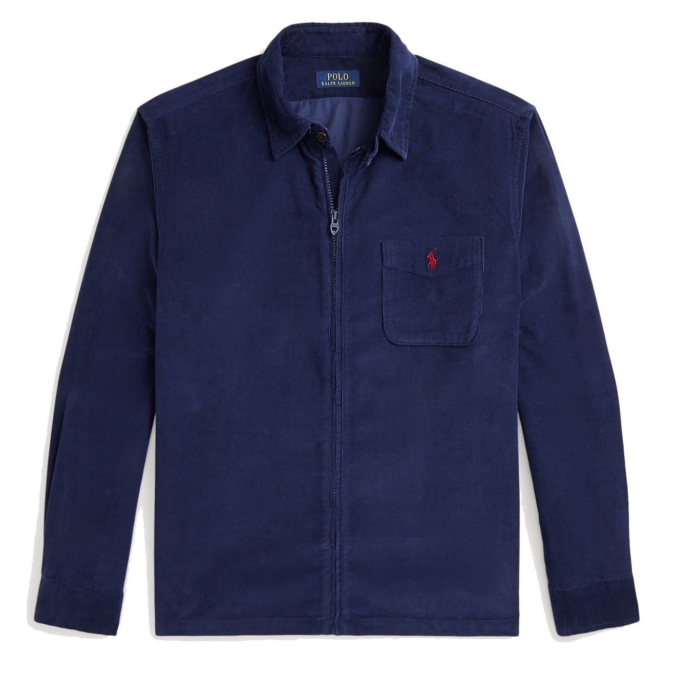 Polo Ralph Lauren Corduroy Full-Zip Overshirt Newport Navy