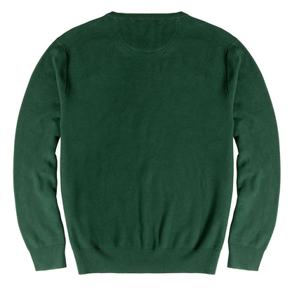 Polo Ralph Lauren Cotton Crewneck Jumper Moss Agate - The Sporting Lodge