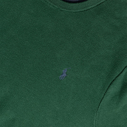 Polo Ralph Lauren Cotton Crewneck Jumper Moss Agate - The Sporting Lodge