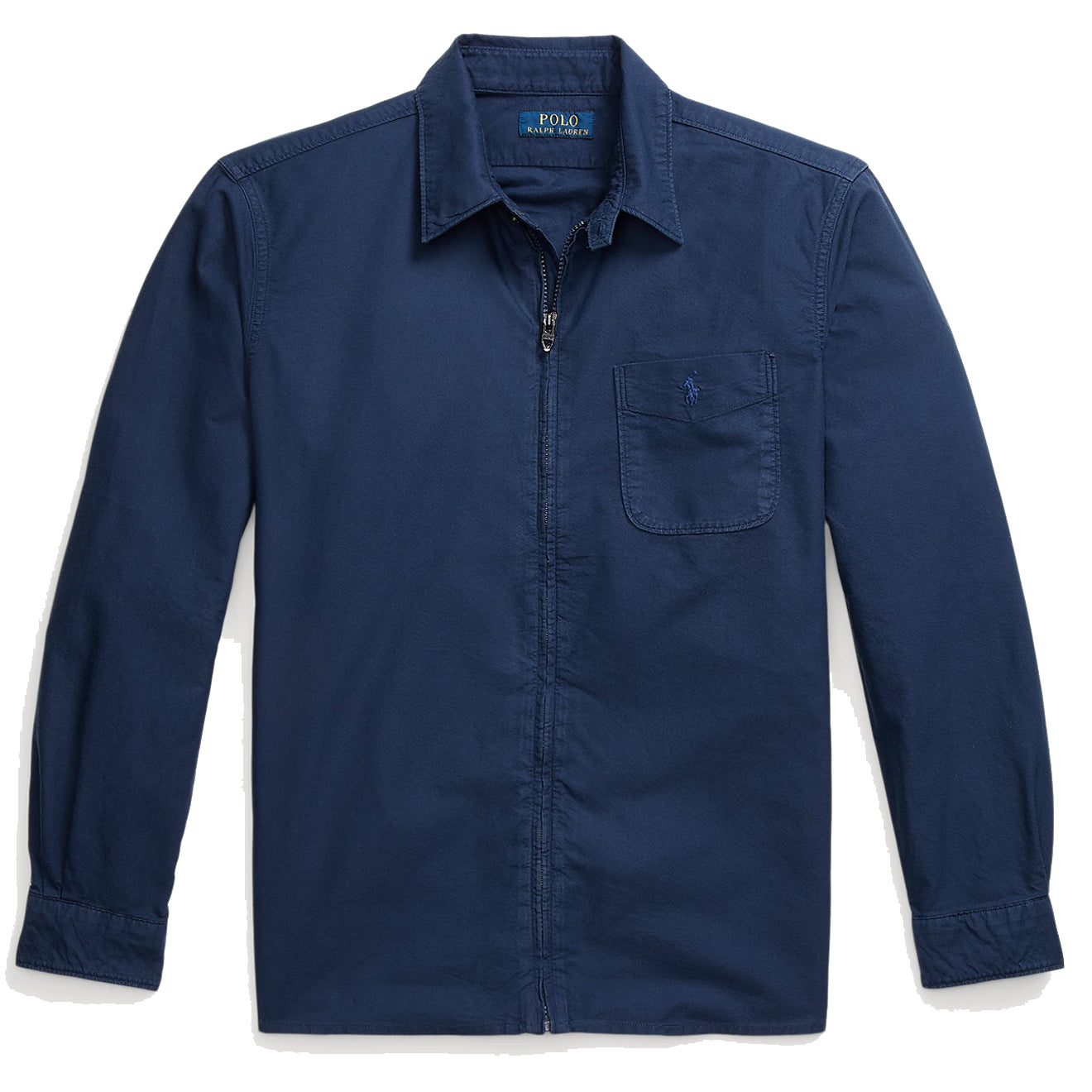 Polo Ralph Lauren Garment-Dyed Oxford Overshirt Spring Navy