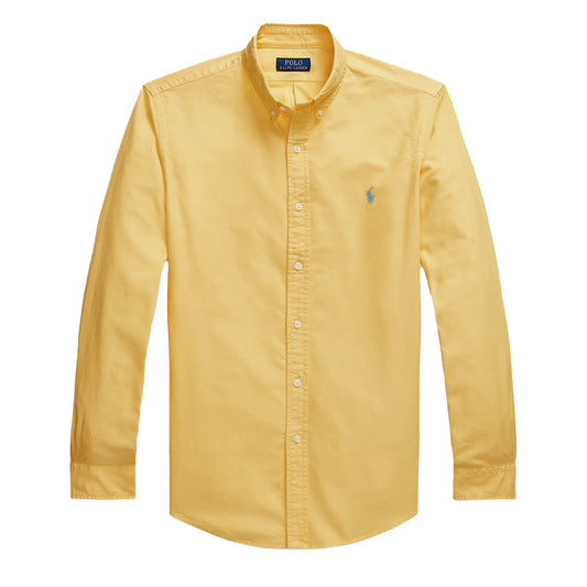 Polo Ralph Lauren LS Twill Slim Fit Shirt Empire Yellow