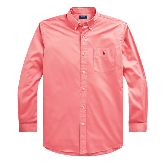 Polo Ralph Lauren Slim Fit Twill Shirt Desert Rose - The Sporting Lodge