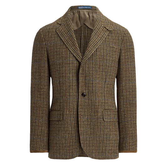 Polo Ralph Lauren Tailored Plaid Wool Jacket Loden Multi