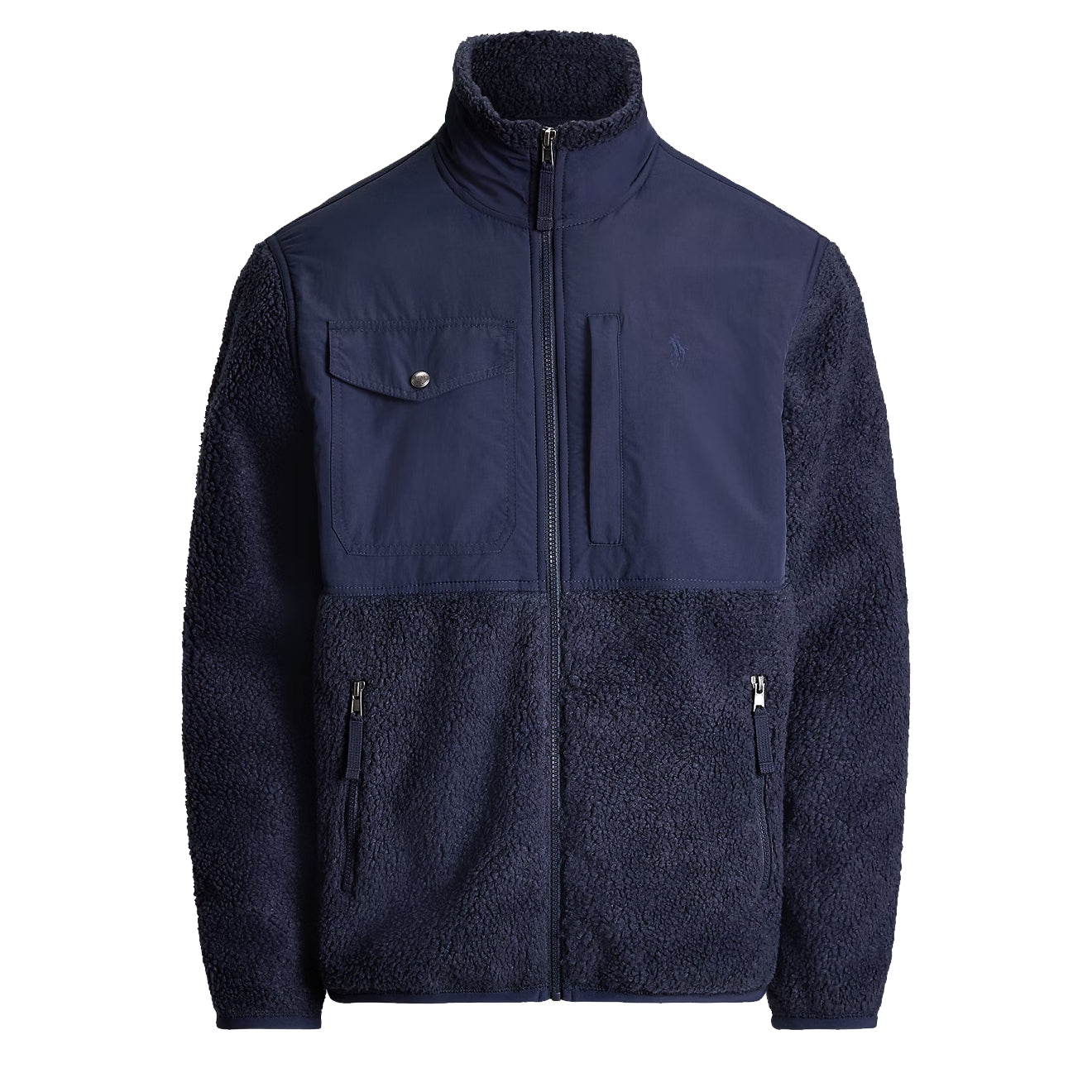 Polo Ralph Lauren Water Repellent Hybrid Fleece Jacket Newport Navy / Newport Navy