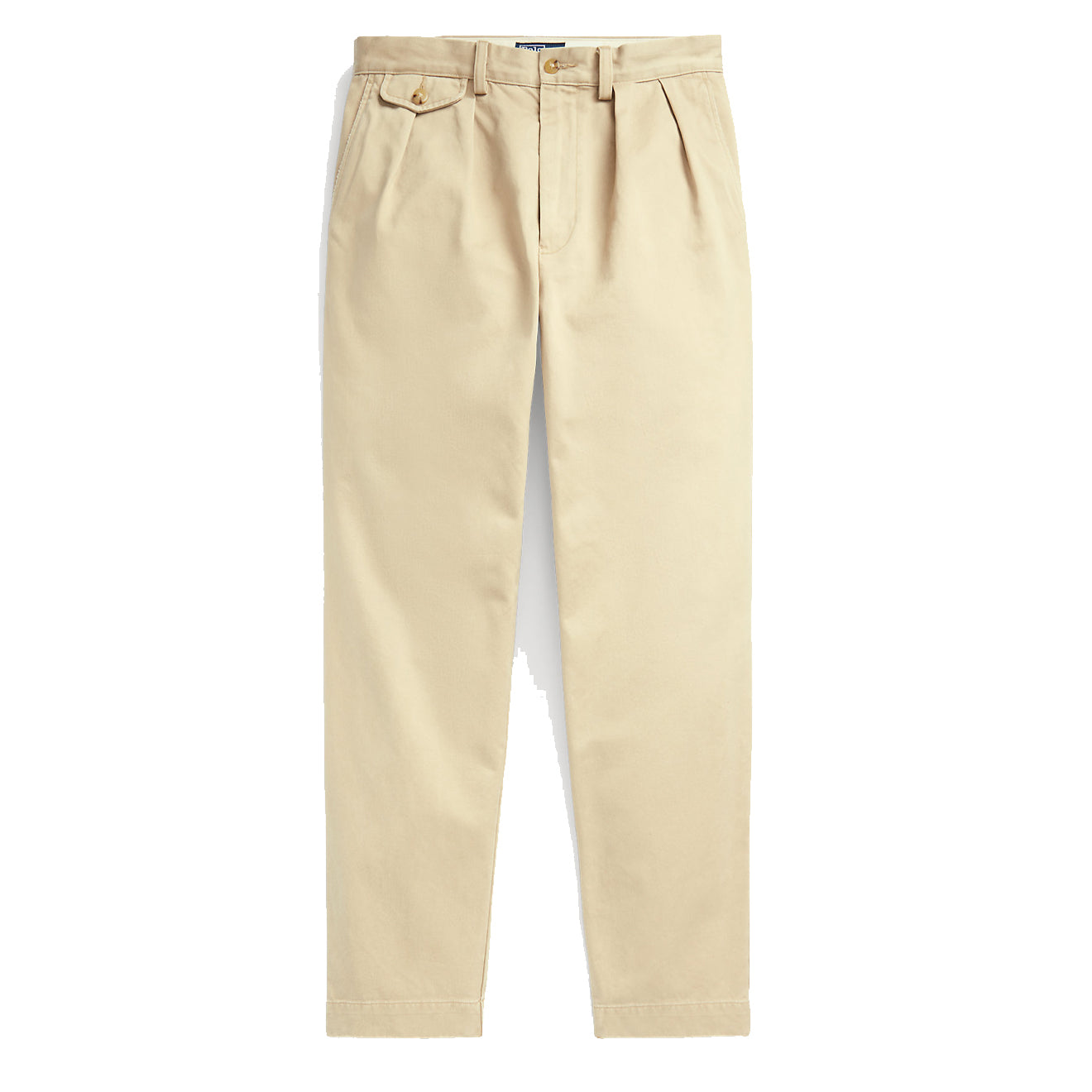 Polo Ralph Lauren Whitman Relaxed Fit Pleated Trouser RL Khaki - The Sporting Lodge