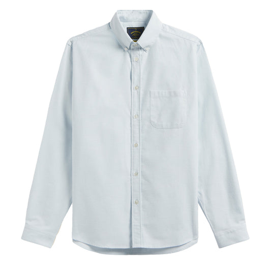 Portuguese Flannel Brushed Oxford Shirt Light Blue