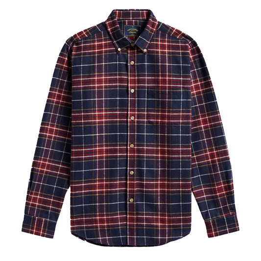 Portuguese Flannel Station Shirt Blue / Red