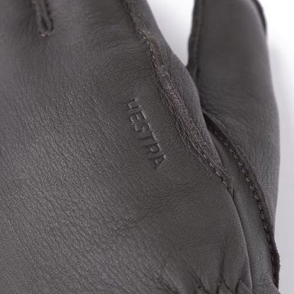 Hestra Deerskin Primaloft Rib Glove Dark brown