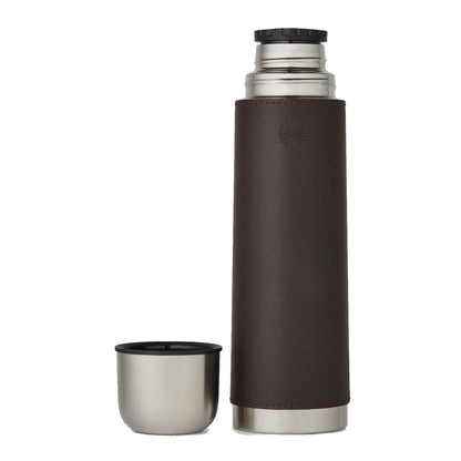 Purdey Leather Thermos Flask Brown - The Sporting Lodge