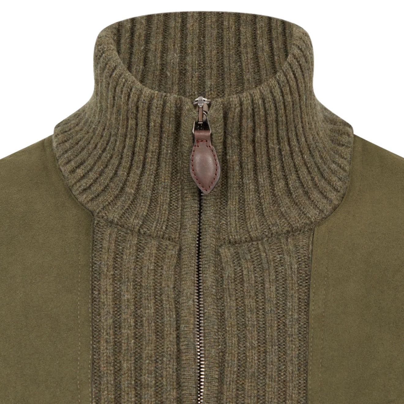 Purdey Quarter Zip Commando Sweater Loden