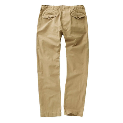 RRL by Ralph Lauren Officers Flat Pant Chino New Military Khaki - The Sporting Lodge