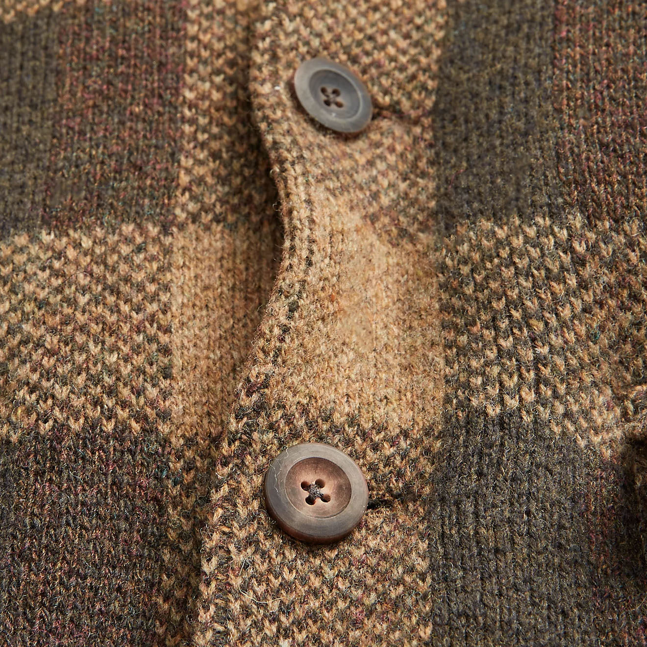 RRL by Ralph Lauren Plaid Wool Jumper Jacket Olive Multi