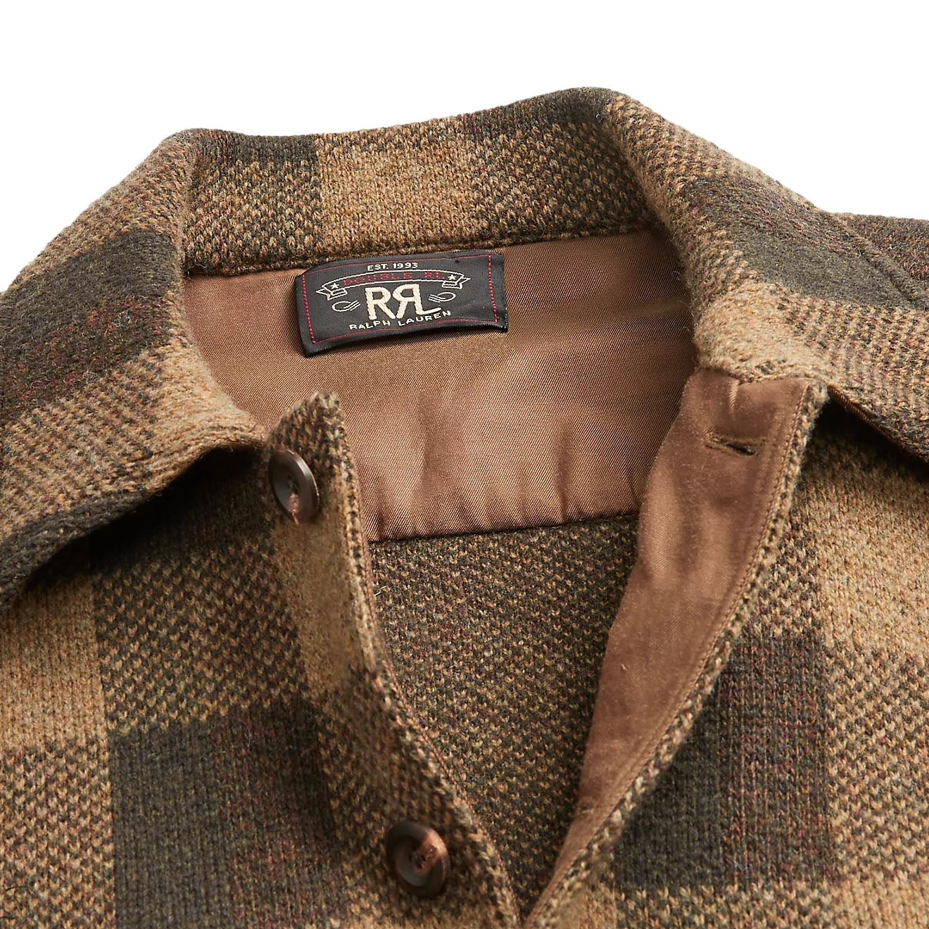 RRL by Ralph Lauren Plaid Wool Jumper Jacket Olive Multi | The Sporting  Lodge