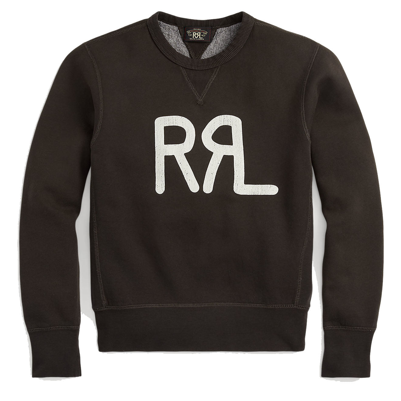 RRL Ralph Lauren Vintage Inspired Naval Thick Cotton buy Blend Fleece Sweatshirt-XS